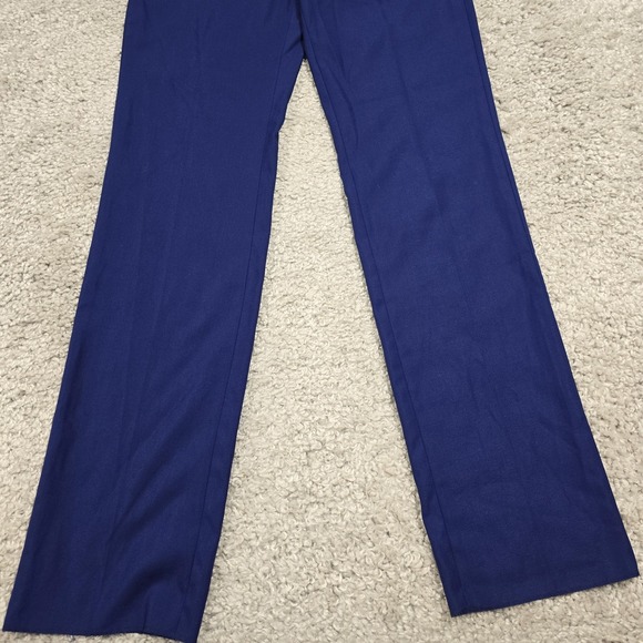 TailorByrd‎ Men Slim Stretch Dress Pants Size 32 Blue Flat Front Modern Office - Picture 2 of 15